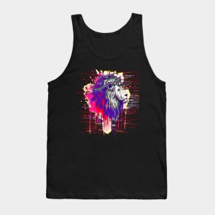 Lion Head Artwork Tank Top